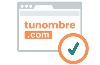 Ilustración de hosting y dominio incluidos